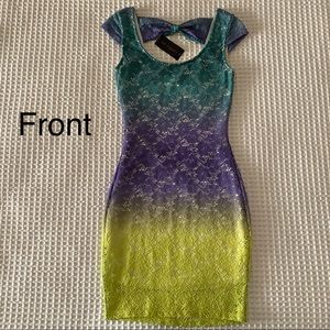 Material Girl Ombré Dress